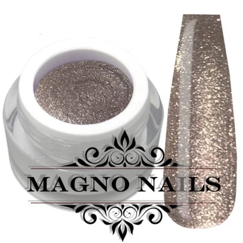 UV Gel - 1918 - Chrome Glitter Glam Gel - Champagne Shower